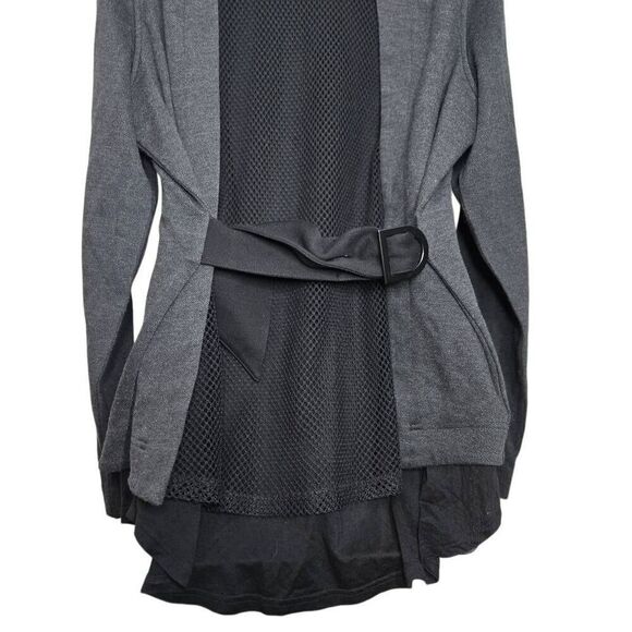 CAbi Jacket Love Carol Collection Size Medium Modern Mesh Grey Black Style 3184 - Picture 6 of 8